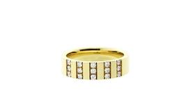 Gouden ring met diamant van Diamonde 14 krt* nieuw  €767