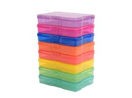 Gekleurde opberg doosjes (8 stuks)
