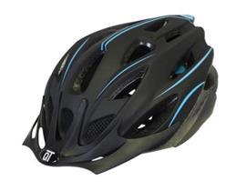 Helm Cycle Tech FUSE L-XL 58-61cm - zwart-blauw