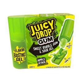 Juicy Drop Gum Sweet Bubble Gum & Sour Gel, Apple Attack (22