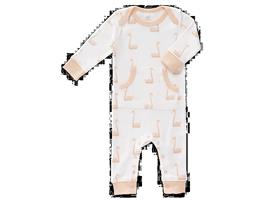 Baby Pyjama Zonder Voet Zwaan Pale Peach Fresk