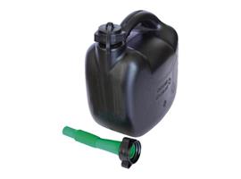 Jerrycan 5 liter zwart met schenktuit - jerrycan benzine 5 l