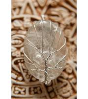 Bergkristal tree of life ketting
