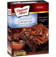 Duncan Hines Decadent Salted Caramel Brownie Mix (498g)