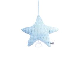 Muziekhanger Baby Ster Cable Baby Blauw Babys Only