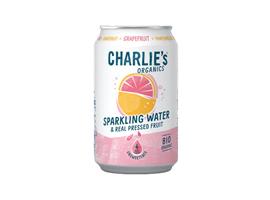 Charlies Organic sparkling water grapefruit