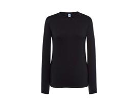 Dames Longsleeve zwart — Zwart / M