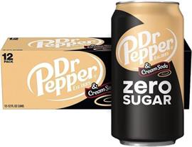 Dr pepper cream soda zero
