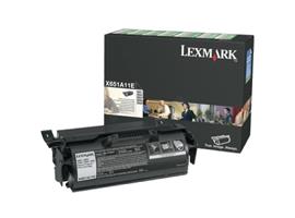 Lexmark toner X651A11E zwart ORIGINEEL Merkartikel