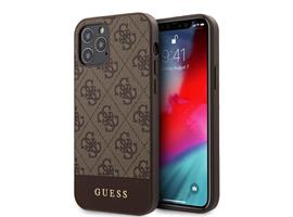 Guess Apple iPhone 12 Pro Max Bruin Backcover hoesje