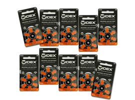 Widex 13 (PR48) Oranje Hoorbatterij - voordeelpakket