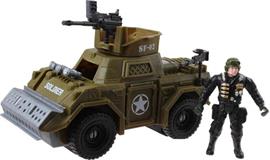 Johntoy - Speelset Combat Duo Set - Pantservoertuig & Vliegt