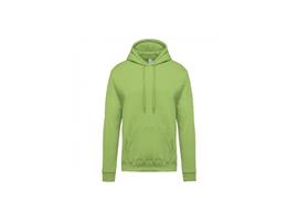 Herensweater met capuchon lime Kariban — 4XL