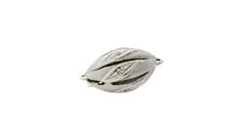Witgouden siersluiting met diamant 14 krt  €225