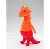 Knuffel: Draakje Vurig (oranje/rood)