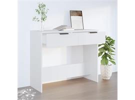 vidaXL Table console Blanc 90x36x75 cm Bois dingénierie