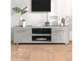 vidaXL Tv-meubel 110x40x35 cm bewerkt hout betongrijs