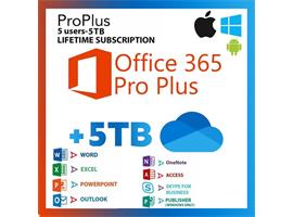 MS Office 365 pro plus 2019 1 Jaar NL 6 Gebruikers