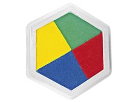 Stempelkussen XXL, 4 kleuren