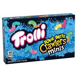 Trolli Sour Brite Crawlers Minis, Theater Box (99g) BEST BY