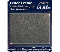 Leder Kleur vernieuwer Crème Midden grijs 250ML