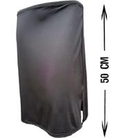 J&C Dames Onderrok Jupon 50cm zwart 5568 L