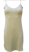 J&C Dames Onderjurk huid met kant langs de hals 5841 M