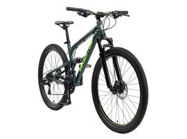 BIKESTAR Fully Alu MTB 27,5 Inch, 21V, 
Schijfremmen, Groen