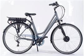 BTI E-Vibe S2 28 Inch Dames 7V V-Brakes Matgrijs 51 cm