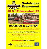 Modelspoorbeurs Zutphen 16 en 17 december 2023