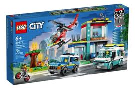 Lego City 60371 Hoofdkwartier van hulpdienstvoertuigen