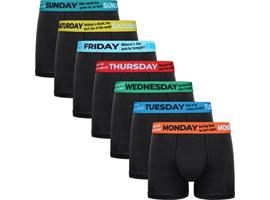 Gianvaglia Heren Boxers Have a nice week 7-Pack 5068 XL