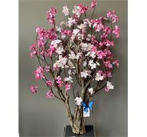 Bloesemboom - roze / donker roze - 110cm - kersen bloesem -