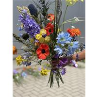 Plukboeket - Zijden veldbloemen - 70cm - Veld bloemen