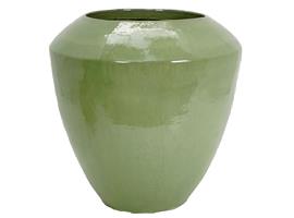 Zacht groene plantenpot - keramiek - 50cm -