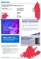 2 tickets Coldplay voor 18 juli vak 421