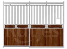 Voorwand Professional luxe | schuifdeur | bamboe | horizontale plank