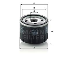 MANN Filter Oliefilter W 77