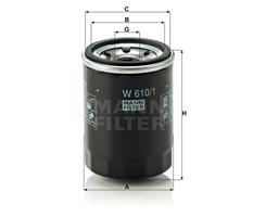 MANN Filter Oliefilter W 610/1