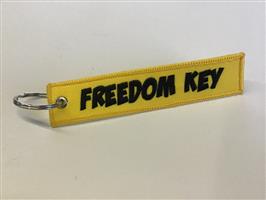 Freedom key yellow sleutelhanger