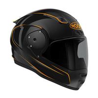 Roof Helmets RO200 Neon Helm - Zwart/Oranje