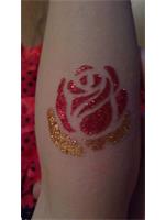 Glittertattoo op uw kinderverjaardag