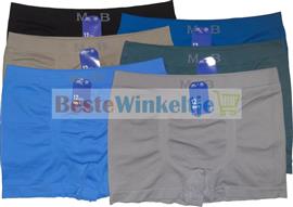 6x M&B naadloze Herenboxers Color L