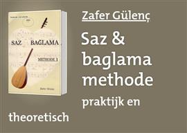 Turkse guitar Saz methode/leerboek