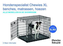 Bench Hondenbench Puppy Specialist Chewies XL