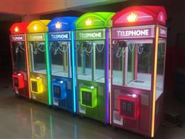 Funty Grijpmachine Telephone booth