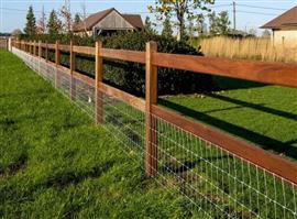 Doorsteek omheining Hardhout | 2-liggers