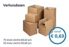 Verhuisdozen Verhuispakketten Noppenfolie Tape.