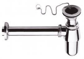 Sifon  bekersifon  chroom  S-10