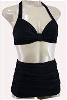 Aloha Beachwear, 50s Bikini in Black.